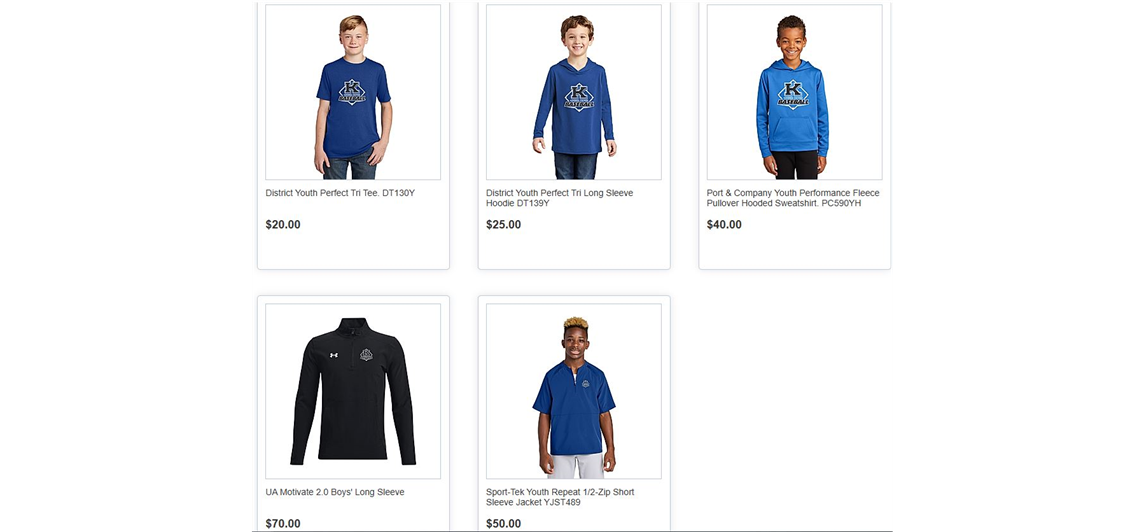 Order your Kindred Baseball Merch!